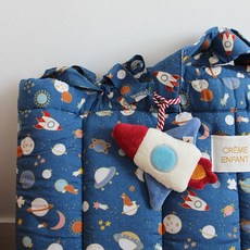 국내백화점 리틀아카이브 낮잠이불 크레므앙팡 시몽 면 네임택 어린이집 (BK파우치증정), 레드