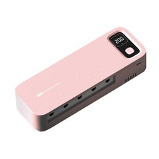 UVC牙刷消毒收納架，多功能牙刷架，浴室收納神器，家庭衛生必備, ES901A-粉紅色