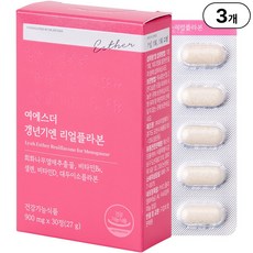 본사직영 여에스더 갱년기엔 리얼플라본 l 갱년기 여성 건강 기능성 l 국민영양 프로젝트, 30정, 3박스