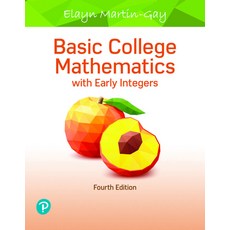 (英文圖書)Basic College Mathematics with Early Integers 平裝版, Pearson, 英文
