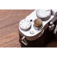 나무 나무 오목 표면 셔터 릴리스 단추 후지필름 X100F X100V XT4 XT30 20 XPRO2XE3 M10P 후지 X100F, 2. Light Green, 1개