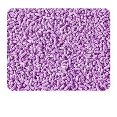 懶懶喵 無塵紙粒紙棉倉鼠墊料 吸水除臭 小動物墊料, 1個, 丁香紫, 500g