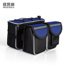 NUCKILY 自行車前樑包, 1個, 自行車前樑包-藍色, 藍色