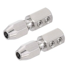 DIY RC 보트용 5mm 모터 샤프트와 4 76mm 플렉스 샤프트 유연 결합 락커를 갖춘 MECC NIXITY 콜렛 커플러 CNC 스테인리스 스틸 리버스 팩, 4mm x 4mm, Positive
