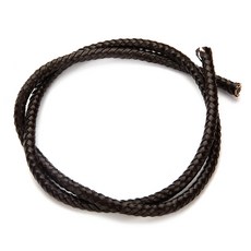 천연가죽 메쉬끈 8MM 6종 모음, 다크브라운 1M