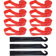 카스테코 8팩 자전거 림 스트립 테이프 3팩 타이어 레버 26인치 또는 700C