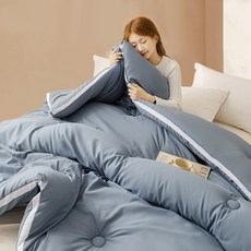 즈이리빙 누빔 따뜻함 겨울 차렵이불 푹신함 부드러움