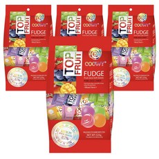 탑젤리 탑푸르트 망고 딸기 포도 믹스 혼합젤리 베트남 다낭 프릇 FUDGE, 280g, 4개