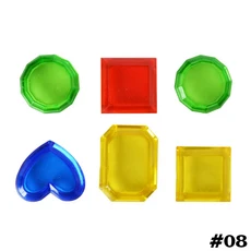 다이빙 게임 장난감 세트 수영장 던지기 반지 서클 어린이 여름 선물 해변 액세서리, 13 6pcs Stones