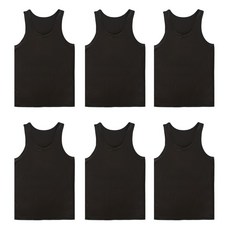 INTARSIA 棉質彈性男性背心 6件組