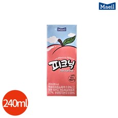 CL 피크닉 천도복숭아 240ml x 24개, 1개