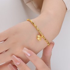 행운의 물고기 참 펜던트 컷팅볼팔찌