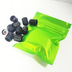 플라스틱 타이어 밸브캡 기본형, 10개, 블랙