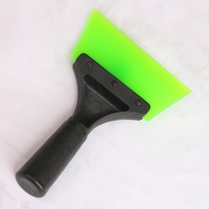 무다스 네온 컬러 자동차 필름 시트지 부착 물기 제거 실리콘 스크래퍼 그린 2개입 1세트, 2개