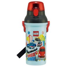 스케이터Skater 물통 어린이용 직접 마시는 480ml 플라스틱 원터치 식세기 대응 일본제 토미카 25 소년 PSB5SANAG-A, 1개, 1ml, 상세페이지 참조