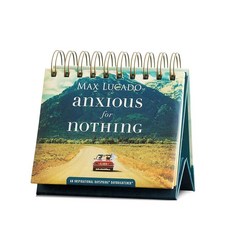 DaySpring - Max Lucado - Anxious for Nothing - An Inspirational Dayspring DayBrightener - 퍼페추얼 캘린더, DaySpring - Max Lucado - Anxio