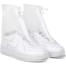 Galashield 레인 슈 커버 | 남성 여성용 방수 신발 재사용 가능한 Galoshes 오버슈즈 (투명 4XL), XX-Large, 투명