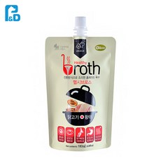 아픈 고양이 나이많은 고양이 수술후 기력보충 간식 / 진하게 우려낸 황태육수에 소고기 닭고기 오리고기 추가 / 고양이용 국물음식 수프, 면역력 강화, 180ml, 1개