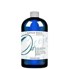 Cocojojo Apple Seed Oil - Pure Natural Unrefined 8 oz Extra Virgin Cold Pressed for Face Skin Hand, 1
