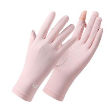 防曬手套女防紫外線司機觸屏戶外防滑自行車夏季薄款騎行手套, 粉色【高顏值/高品質/防曬黑】, 1個