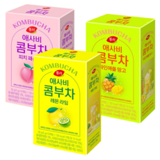 동서 애사비 콤부차 레몬 라임 10T+파인애플 망고 10T+피치 패션프룻 10T, 1개