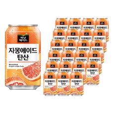 미닛메이드 미닛메이드 자몽에이드 탄산, 216개, 355ml