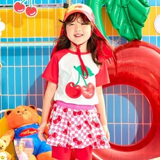 [위글위글] 워터 반소매 아동 수영복 티셔츠 414503
