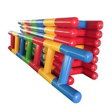 에어사다리 바운스 장애물 체육 소품 징검다리 4인용 학교 이중, 5인용 두꺼운 사다리