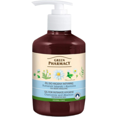 GREEN PHARMACY 洋甘菊尿囊素私密潔膚露 溫和舒緩草本護理, 370ml, 1件