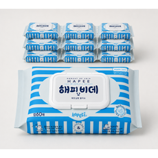 해피비데 화장실용 물티슈 캡형 60g<<런칭특가>>, 10개, 60매, 60g