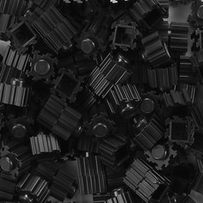 MYTOYS 마이디폼블럭 8mm 리필팩 300개 검정색 (도안집 증정)