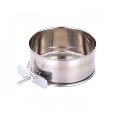 懸掛式不鏽鋼寵物碗 銀色 小【直徑12*高5cm】, 銀色  小【直徑12*高5cm】, 1個