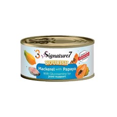 Signature7 心寵 爆漿肉醬貓罐 貓咪水果湯罐, (湯)關節保健｜鯖魚+木瓜X24罐, 24個, 80g, (湯)關節保健/鯖魚+木瓜