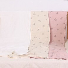 거즈 블랭킷 (M) 국내제작 순면 아기 낮잠이불 담요dp260700003ea, 토끼핑크_M