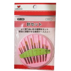 【KAWAGUCHI 河口牌】圓盤針 手縫針 綜合針 (30支/盒)【佰昇國際 Baisheng】日本原裝進口, 1個