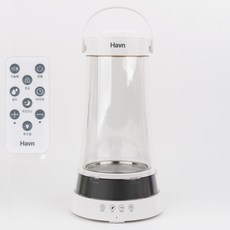 하븐 퓨어스팀 가열식 가습기 신생아 물멍 무드등 3L HVN-100, 퓨어화이트