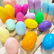 塑膠雞蛋盒 復活節彩蛋裝飾 派對用品 兒童玩具, 混色連體蛋殼, 30個