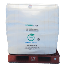 국내제조산 친환경제설제 눈길파워Z 25kg * 40포 / 눈길 도로 제설용
