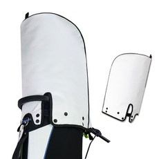 먼데이골프 골프백 캐디백 스탠드백 트렌디 방수 후드커버, 화이트