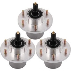 ECCPP 3개 세트 잔디깎이 회전축 ARIENS용 00200260 00200262 00872700 JOHN DEERE용 D18030 OREGON용 82328 STENS용 28, ECCPP 3개 세트 잔디깎이 회전축 ARIENS용 0