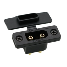 XT90E-M + 전용 방수 캡 드론 항공 RC 로봇 AMASS 골드 도금, 1개