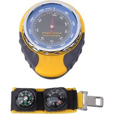 힐리탄드 포인터 타입 4-in-1 다기능 고도계 아날로그 나침반 온도계 등산용