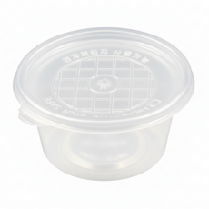 버디팩 PP 투명 원형 죽용기 중 500ml 130파이, 50세트, 1개