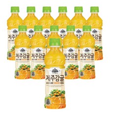 웅진 가야농장 제주 감귤 주스, 340ml, 12개