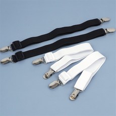 두루몰 2P 밴드형 버클 고무줄고정버클, 화이트
