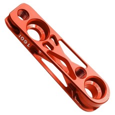 알루미늄 합금 초경량 디스크 브레이크 어댑터 - 로드 바이크 140~160mm 변환 키트 | 시마노용 SRAM용 자전거 마운트 베이스 (후면 블랙), 후면 레드