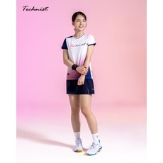 테크니스트 TNT56042 경기복 게임웨어 반팔티 배드민턴 피클볼 스포츠웨어