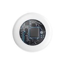 Apple Find My 兼容定位器，全球定位，寵物追蹤，防丟，適用於自行車、行李、背包、鑰匙、汽車, 1個, 蘋果專用透明款