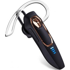 DY20PLUS Bluetooth 5.4 Headset Single Ear Wireless Noise Cancelling 36H Talk Time BlackGold Frame