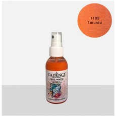 100ml 용량 체험학습 헤리티지공예 카덴스 텍스타일 패브릭 스프레이 염색물감 Orange (1105)